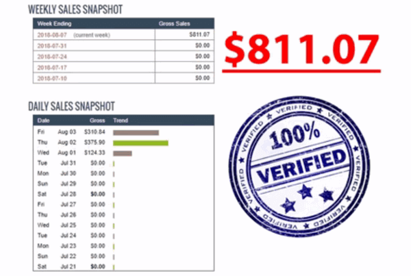 screen print of Forbe's claim of income and verification