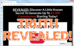 screen print of Your Income Profits website with "Truth Revealed!" on top