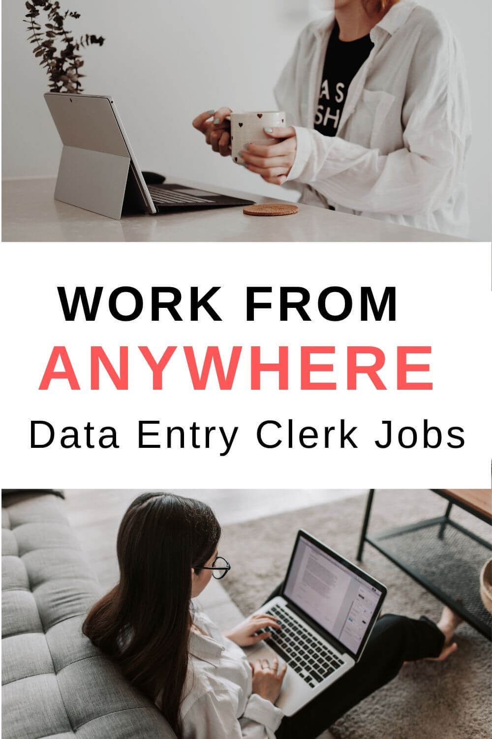 Work from anywhere - Data entry clerk jobs